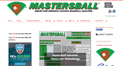 Desktop Screenshot of mastersball.com